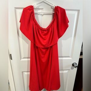 Isaac Mizrahi Strapless coral  Dress
